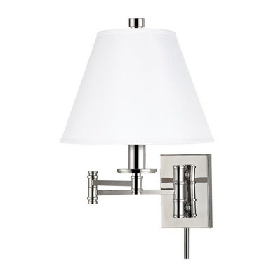 Claremont 1 Light Wall Sconce 16.25 x 12 Inch  by Hudson Valley  - 7721-PN-WS