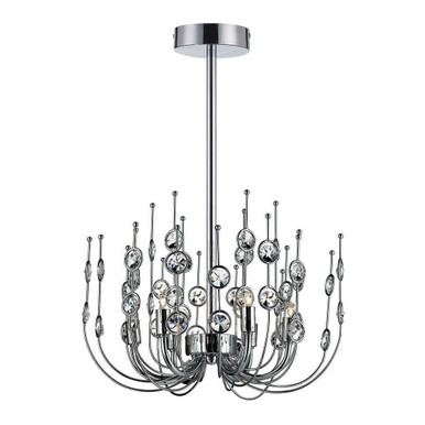 Vice 6 Light Small Chandelier by Eurofase - 26389-011
