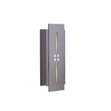 5 Inch LED Outdoor Tiered Mission Touch Button by Craftmade - TB1030-AI