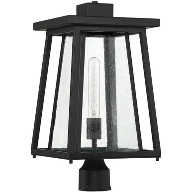 Denver 1 Light Outdoor Post Lantern 19 x 10 In by Savoy House - 5-2024-bk