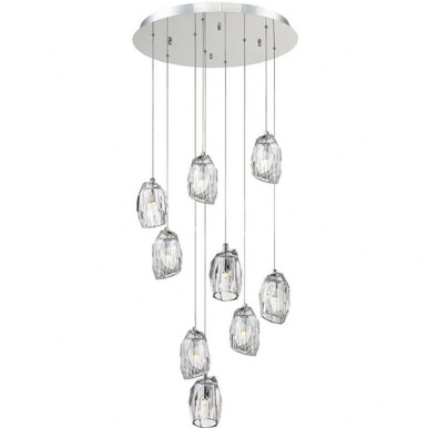 Diffi 9 Light Medium Chandelier by Eurofase - 29088-010