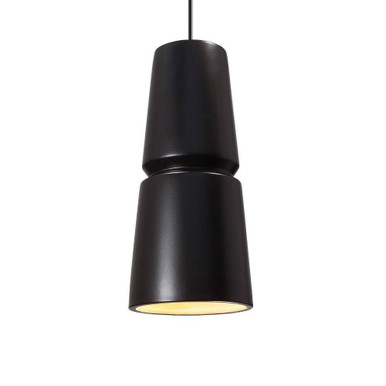 Radiance 1 Light Small Cone Pendant by Justice Design - CER-6430