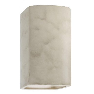 Ambiance 2 Light Large ADA Rectangle Open Top Wall Sconce by Justice Design - CER-5955
