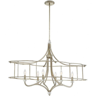 Palmisano 6 Light Small Oval Chandelier by Eurofase - 30073-012