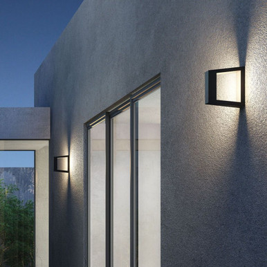 18W 1 LED Light Outdoor Wall Lantern 7.88 Inch Tall by Eurofase - 31574