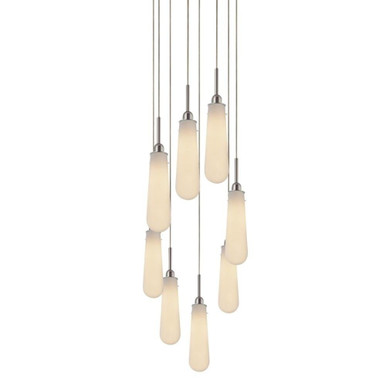 Teardrop 8 Light Large Pendant by Sonneman - 4848.01W