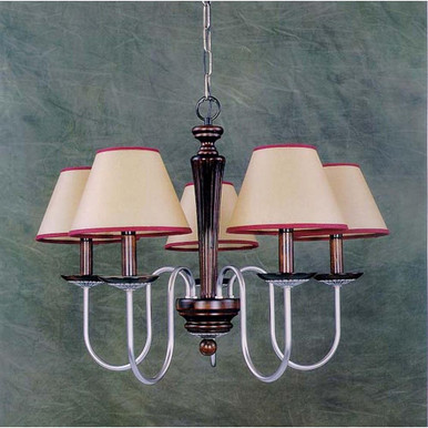 European Crafted 5 Light Medium Shaded Chandelier by ELK Home - 2022/5