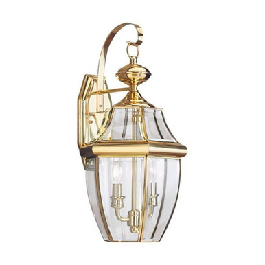Lancaster 2 Light Candle Style Outdoor Wall Lantern by Generation - 8039