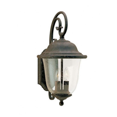 Trafalgar 2 Light Candle Style Wall Lantern 18 Inch Tall by Generation - 8460