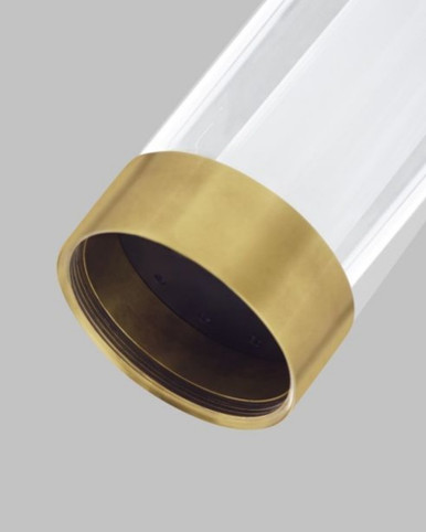 Sean Lavin 1 LED 3 Glass Line Voltage Pendant by Visual Comfort Modern - 700TDWIT-3