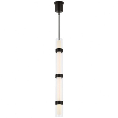Sean Lavin 1 LED 4 Glass Line Voltage Pendant by Visual Comfort Modern - 700TDWIT-4