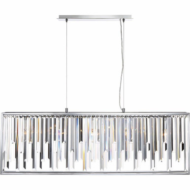 Genova 5 Light Crystal Linear Chandelier by Eurofase - 31902-014