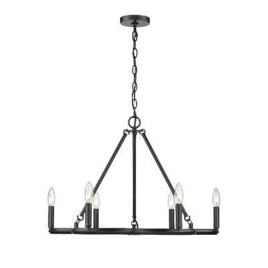 Celta 6 Light Medium Chandelier by Golden - 0526-6 BLK