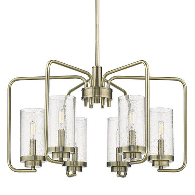 Holden 6 Light Medium Chandelier by Golden - 2380-6 AB-SD