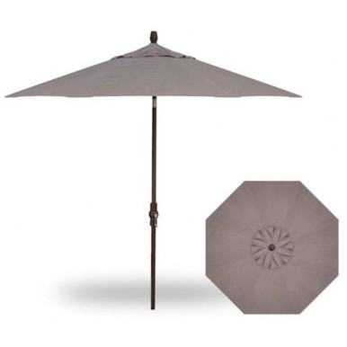 Starlux 9 Foot Crank Lift Octagon Market Umbrella by Treasure Garden - UM800LX