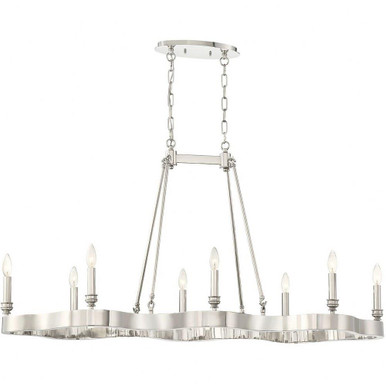 Leyton 8 Light Medium Oval Chandelier by Eurofase - 33710
