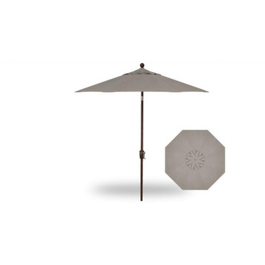 7.5 Foot Aluminum Crank Lift Octagon Market Umbrella by Treasure Garden - UM907