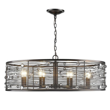 Bijoux 8 Light Large Chandelier by Golden - 1998-8 EBB