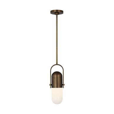 Capsule 10.6W 1 LED Pendant 14.7 Inch Tall by Visual Comfort Modern - AKPD598WDDBMG