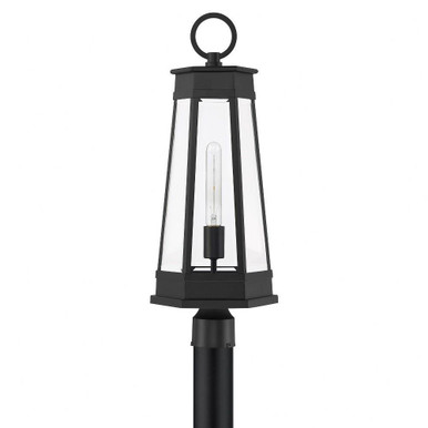 Payne 1 Light Outdoor Post Lantern 24.5 Inch X 9.5 Inch Wide by Savoy House - 5-209-BK