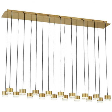 Gable 18 Light Mini Chandelier by VC Modern 700TRSPGBL18TB-LED930120 - 700TRSPGBL18TB-LED930120