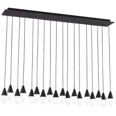 Turret 18 Light Mini Chandelier by VC Modern 700TRSPTRT18TB-LED930120 - 700TRSPTRT18TB-LED930120