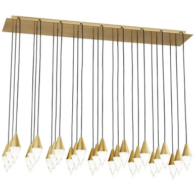 Turret 27 Light Mini Chandelier by VC Modern 700TRSPTRT27TB-LED930120 - 700TRSPTRT27TB-LED930120