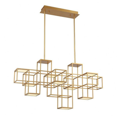 Ferro 1 Light Small Linear Chandelier by Eurofase 38258 - 38258