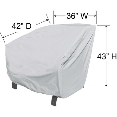 X-Large Lounge Chair Protective Cover by Treasure Garden - PFC741