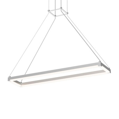 Stix Rectangle 25W 1 LED Pendant 1.5 Inch H and 30 Inch W by Sonneman - 2788-J20