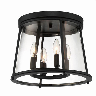 Daulle 4 Light 14 Inch Wide Outdoor Flush Mount by Eurofase - 42724-018
