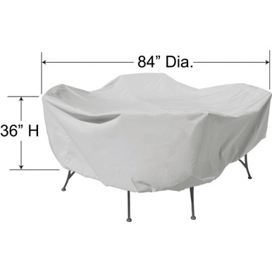 48 Inch Round-Square Table and Chairs Protective Cover by Treasure Garden - PFC551