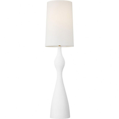 Generation Lighting Aerin 1 Light Floor Lamp by Visual Comfort Studio - aet1101txw1