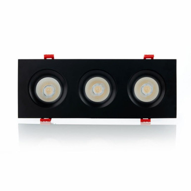 Midway 36W 1 LED 3.5 Inch Rectangular Triple Gimbal (Set of 2) by Eurofase  - 45382-2