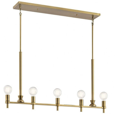 Torvee 5 Light Minimalistic Linear Chandelier by Kichler - 52425