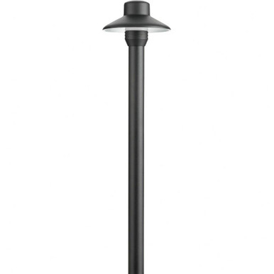1 Light Small Hat Path Light 17.25 Inch Tall and 4.3 Inch Wide by Kichler - 15506BKB