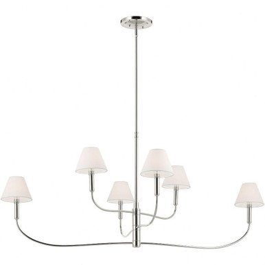 Eadie 6 Light XLarge Chandelier 23.25 Inch Tall and 6 Inch Wide by Kichler - 52768