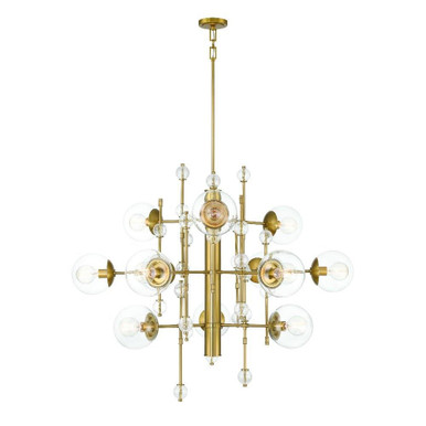 Traiton 12 Light Oversized 3 Tier Chandelier by Eurofase - 47223-011