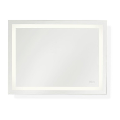 Mera 53W 1LED Rectangle Frameless AntiFog Mirror 48 Inch Wide by Generation - MRIL1412