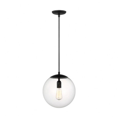 Leo 1 Light Medium Pendant 12 Inch Wide by Visual Comfort Studio - LEO12