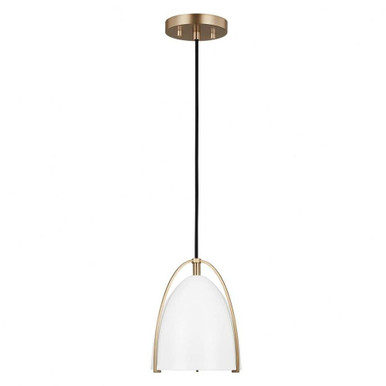 Norman 1 Light Small Modern Pendant by Visual Comfort Studio - 6151801