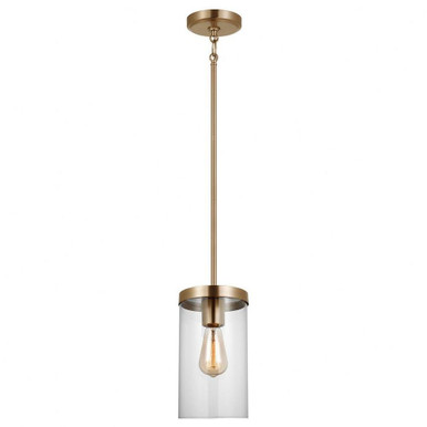 Zire 1 Light Small Modern Pendant by Visual Comfort Studio - 6590301-10886