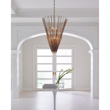 Helios 8 Light Large Pendant by Visual Comfort Studio - ap1158adb