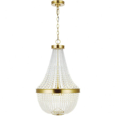 Summerhill 6 Light Small Chandelier by Visual Comfort Studio - cc1476bbs