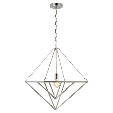 Carat 1 Light Large Modern Pendant by Visual Comfort Studio - CP1141