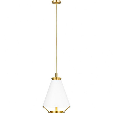 Chapman & Myers 10W 1 LED Light Medium Pendant by Visual Comfort Studio - cp1321bbs