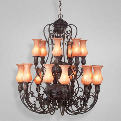 Richtree 18 Light Chandelier 49 Inch Tall and 49 Inch Wide by Eurofase - 17495-011