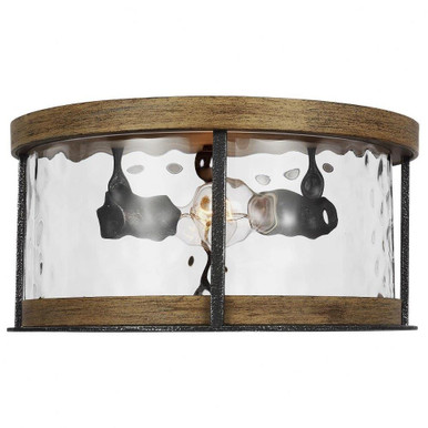 Angelo 2 Light 13.75 Inch Wide Flush Mount by Visual Comfort Studio - FM530DWK/SGM