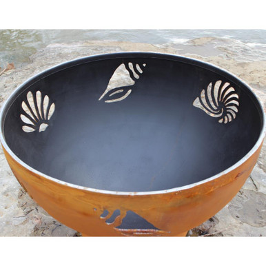 Beachcomber Gas Fire Pit 24 Inch Tall x 36 Inch Wide by Fire Pit Art - Beachcomber