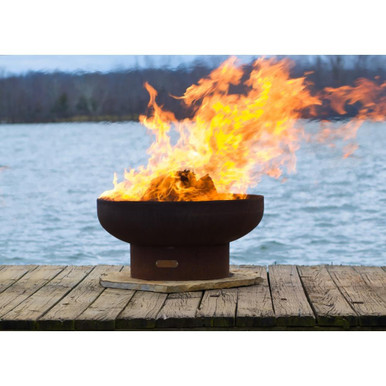 Low Boy Gas Fire Pit 14 Inch Tall x 36 Inch Wide by Fire Pit Art - LowBoy